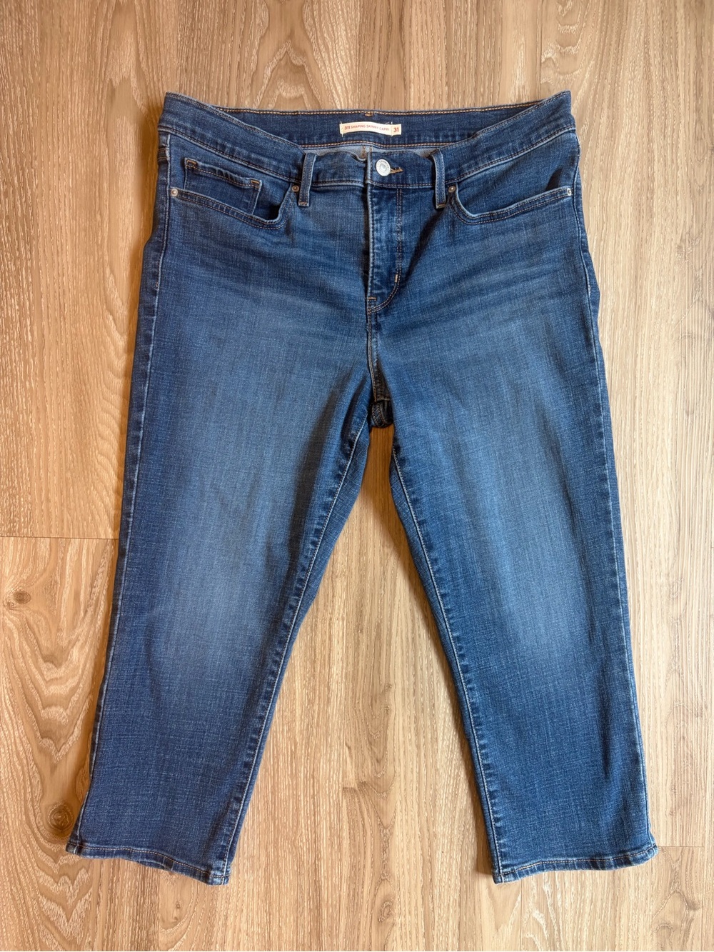 311 SHAPING SKINNY CAPRI WOMEN'S JEANS size W31